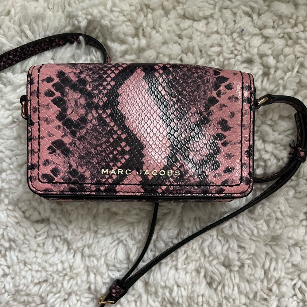 Pink Snakeskin Marc Jacobs Crossbody